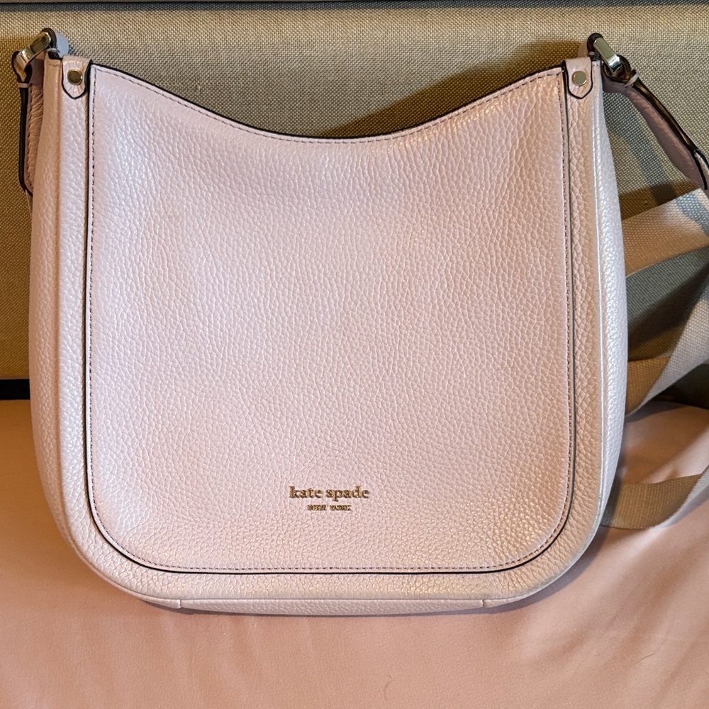 kate spade Blush Pebbled Leather Shoulder Bag